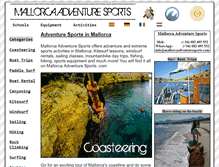 Tablet Screenshot of mallorcaadventuresports.com